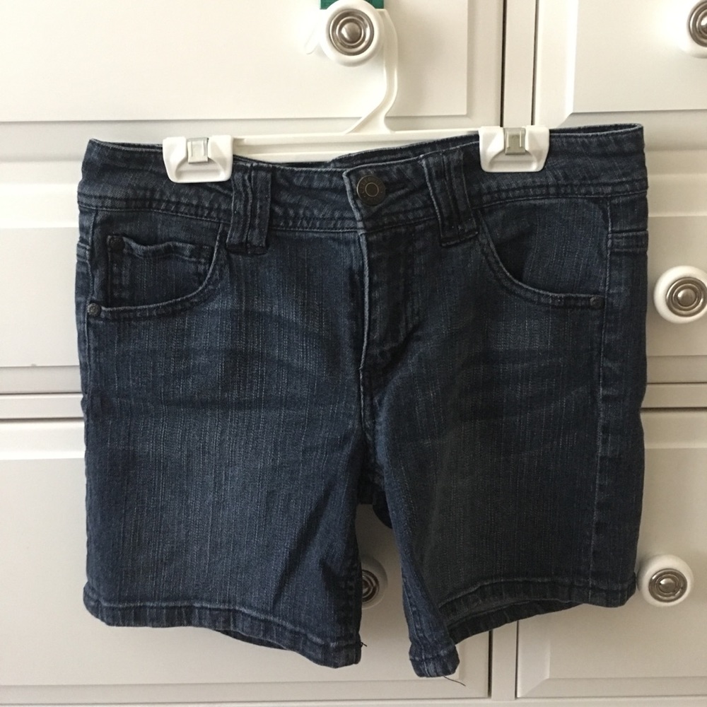 Darkwash “Celebrity Pink Jeans” Bermuda Shorts